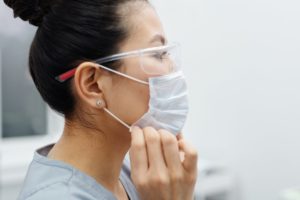 a person wearing glasses